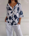 Eliana | Blusa informal con estampado de flores