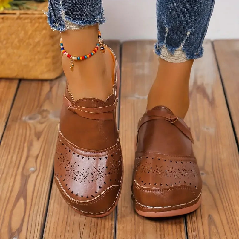 Amelia - Zuecos cómodos con diseño artesanal
