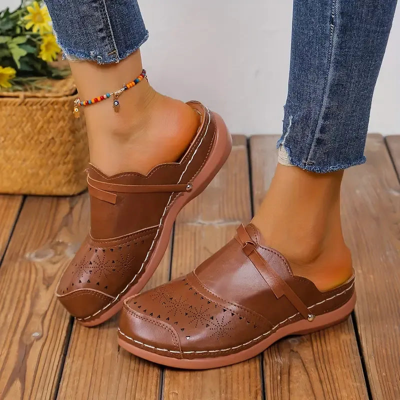 Amelia - Zuecos cómodos con diseño artesanal